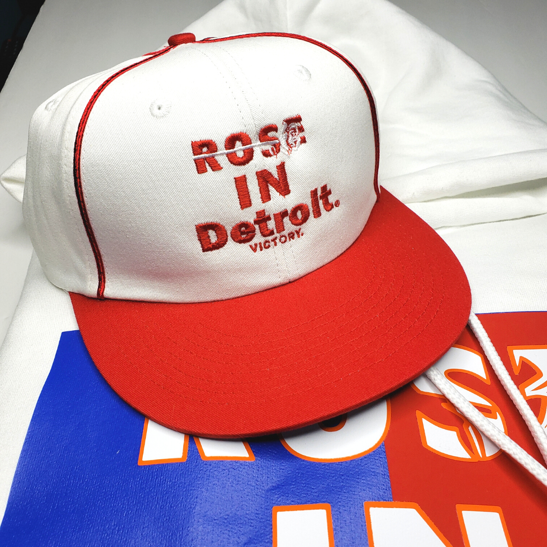 RID Snapback  (White and Red)